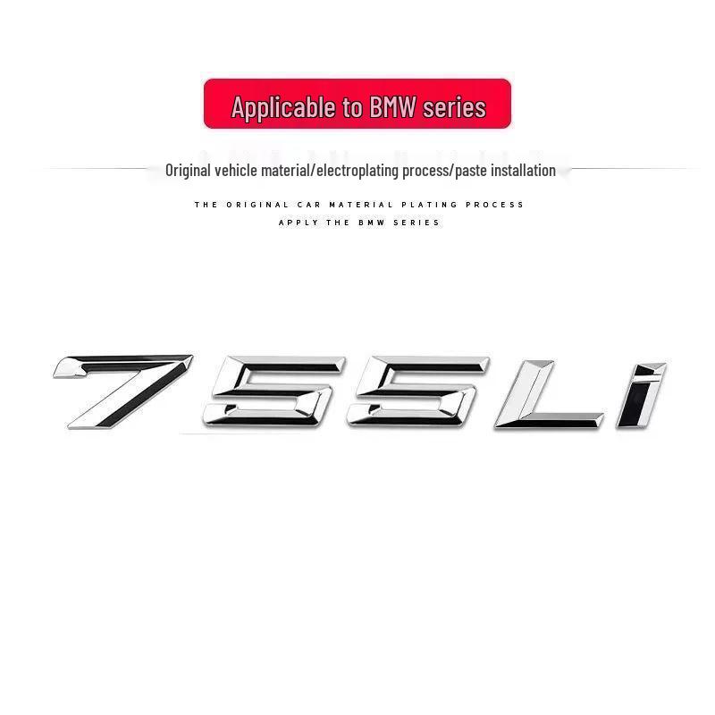 Kompatybilna naklejka na tylne godło do BMW Serii 7 740Li, 730Li, 750Li, 760Li