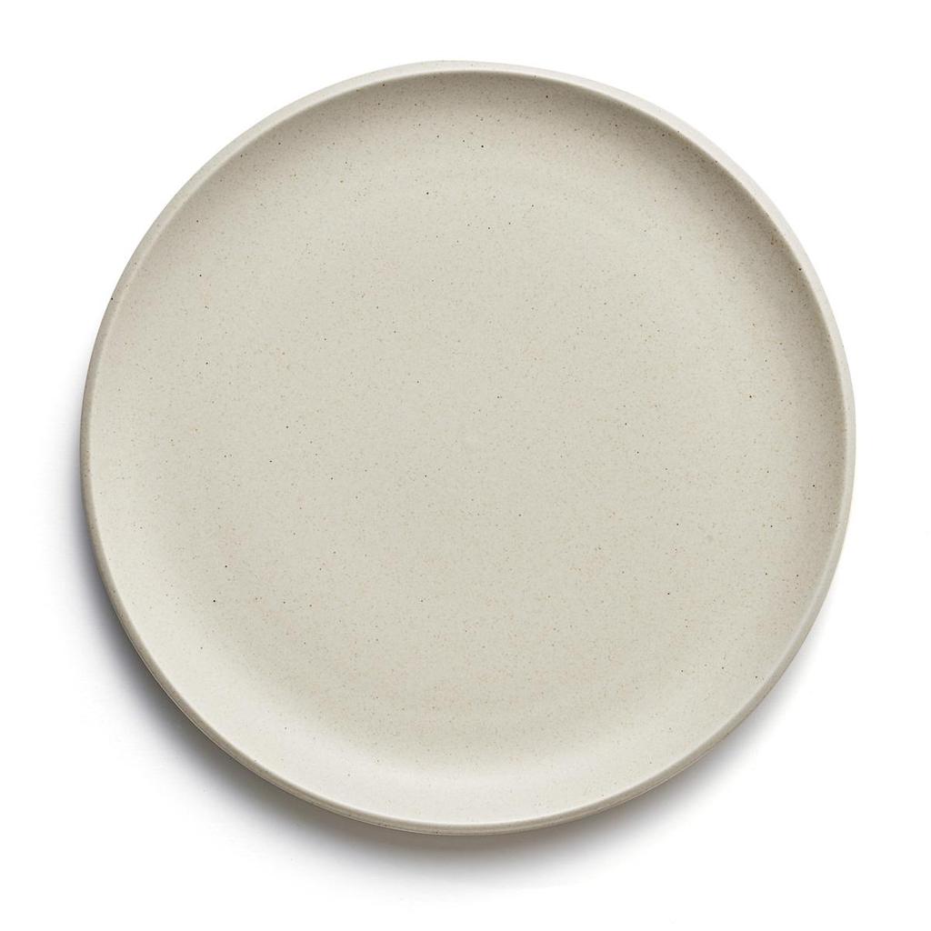 OVE Keramiska serviser Rund stor tallrik (27x2,2cm) Nature porslin Diskmaskin Ugn Säker