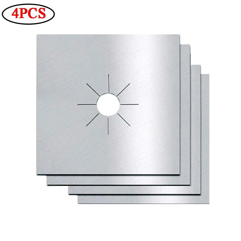 2025 New Jesoo Teflon Gas Stove Protector Mat High Temperature Resistant Oilproof Clean Pad American Style Kitchen Gadget