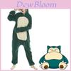 Gemütliche Erwachsenen-Nachtwäsche mit Pokemon Kigurumi Anime Snorlax Muster Pyjama Einteiler