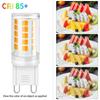8 Pack G9 LED Bulb 2700K 3W 33W Halogen Equivalent LED Lamp 220V G9 Light Bulbs for Chandeliers 360LM Non-dimmable Home Lighting