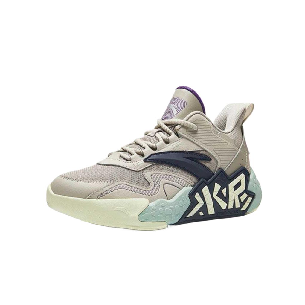 Anta Comfortable Classic Fashion Versatile Non-Slip Shock Absorbing Wear-Resistant Mid-Top Kids Basketball Shoes Men Sneaker A12431101