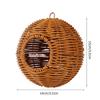 Plastic Artificial Rattan Bird Nest House For Indoor and Outdoor Use Easy To Clean Space Saving Birdcages Decoration