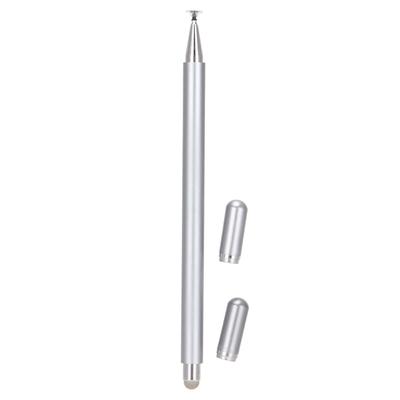 Stylus Stifte 2 in 1 Präzise Steuerung Aluminiumlegierung Hohe Haltbarkeit Smart Touch Pen Grau