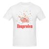 Piece Humorous Cat Funny  Cotton TShirt  Ibuprofen Cat Meme Tops Tees For Unisex