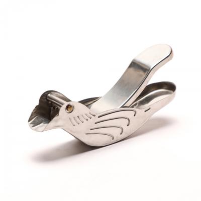 1 pz. Spremiagrumi a spicchi di limone Bird, anticorrosione, pressa a mano, spremiagrumi portatile in metallo, in acciaio inossidabile
