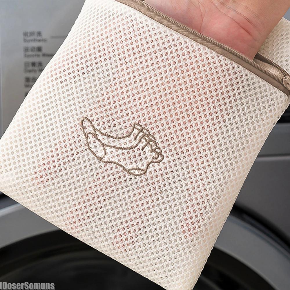 

New Embroidered Washing Bag Bra Underwear Clothes Dirty Laundry Bag Mesh Wash Basket Home Organization and Storage Lingerie