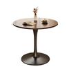 Compact Round Table: Ideal for Balcony, Living Room, or Business Meetings