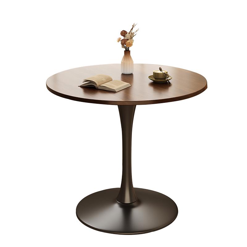 Compact Round Table: Ideal for Balcony, Living Room, or Business Meetings