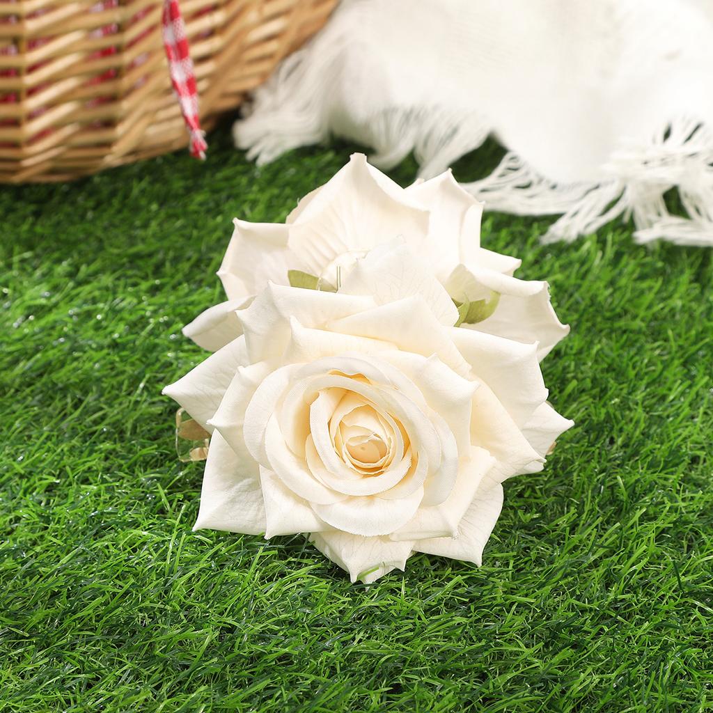 AWATYR Large Simulated Flowers Hair Claw Rose Hair Clip Elegant High-Grade WomenHair Accessories