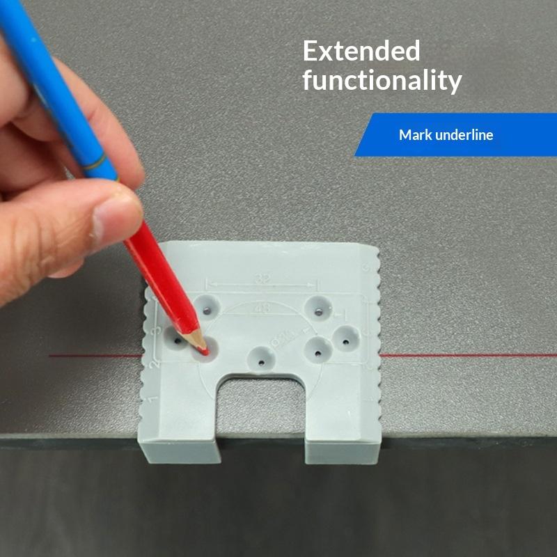Magnetic Hinge Quick Installation Positioning Piece Cabinet Door Installation Point Fixed Plate Woodworking Panel Hinge Tool