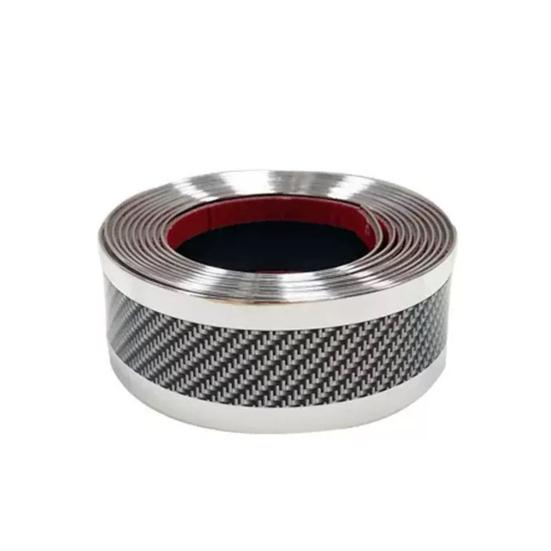 Carbon Fiber Car Door Protector Stickers Scratch-resistant Film Auto Trunk Sill Scuff Guard Tape for Enhanced Sealing Noise Reduction