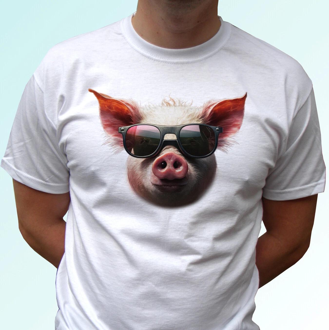 

Pig kids boys T-Shirt funny tee swine top joke animal gift art s s kids baby sizes 140