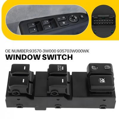 Door Power Master Window Control Switch For 2011-2016 Kia Sportage 93570-3W000