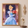 Diamond Art Painting Kit 5D Cinderella Diamond Painting Dot Art Kit Home Wall Decor