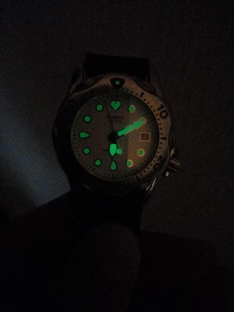 [USED] CASIO Diver Quartz Wristwatch, Approx. 36mm, Air Diver 200m