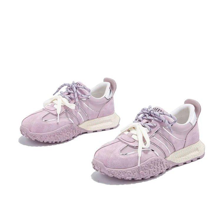 

Трендовые кроссовки на толстой подошве в немецком стиле: Женские повседневные спортивные кроссовки с низким верхом, коллекция весна/лето 2025 38