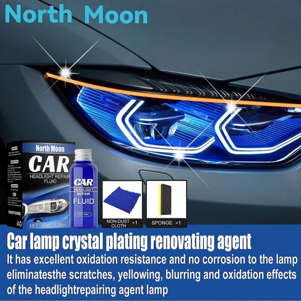 Rayhong Car Headlight Renovation And Repair Agent (30Ml Set) Set Of Car Headlight Coating Renovation And Repair Liquid