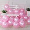 10" Thickened Light Pink Macaron Round Latex Balloons for Birthday Decoration