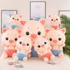 Strap Pig Doll Rag Doll Couple Plush Toy Girls Sleeping Pillow Super Soft Doll Birthday Gift