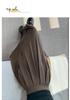 Chic Plus Size A-line Pleated Midi Skirt - Age-Reducing, Solid Color, Autumn/Winter Collection