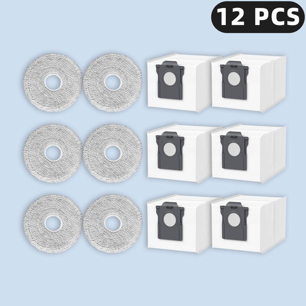 Kompatibel für Dreame L40 Ultra / X40 Ultra Complete / MOVA P10 Pro Ultra / MOVA P50 Pro Ultra Teile Filter Staubbeutel Moppbürste