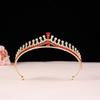 Bridal Crown Tiara Korean Princess Birthday Crystal Crown 18-year-old Adult Gift Female Anchor Hair Accessories