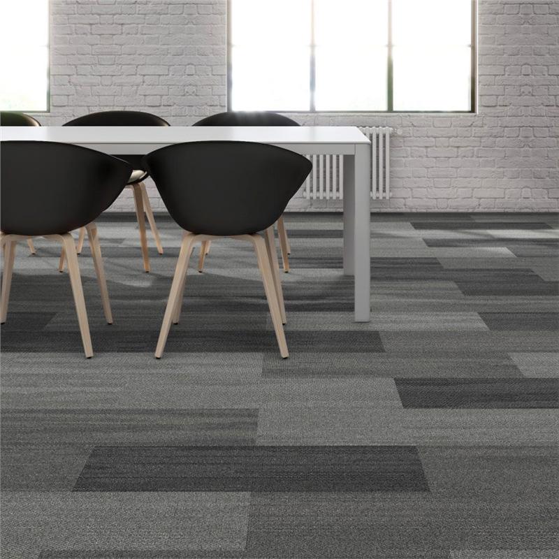 Thickened Commercial Office Carpet Tiles for Large Area Flooring