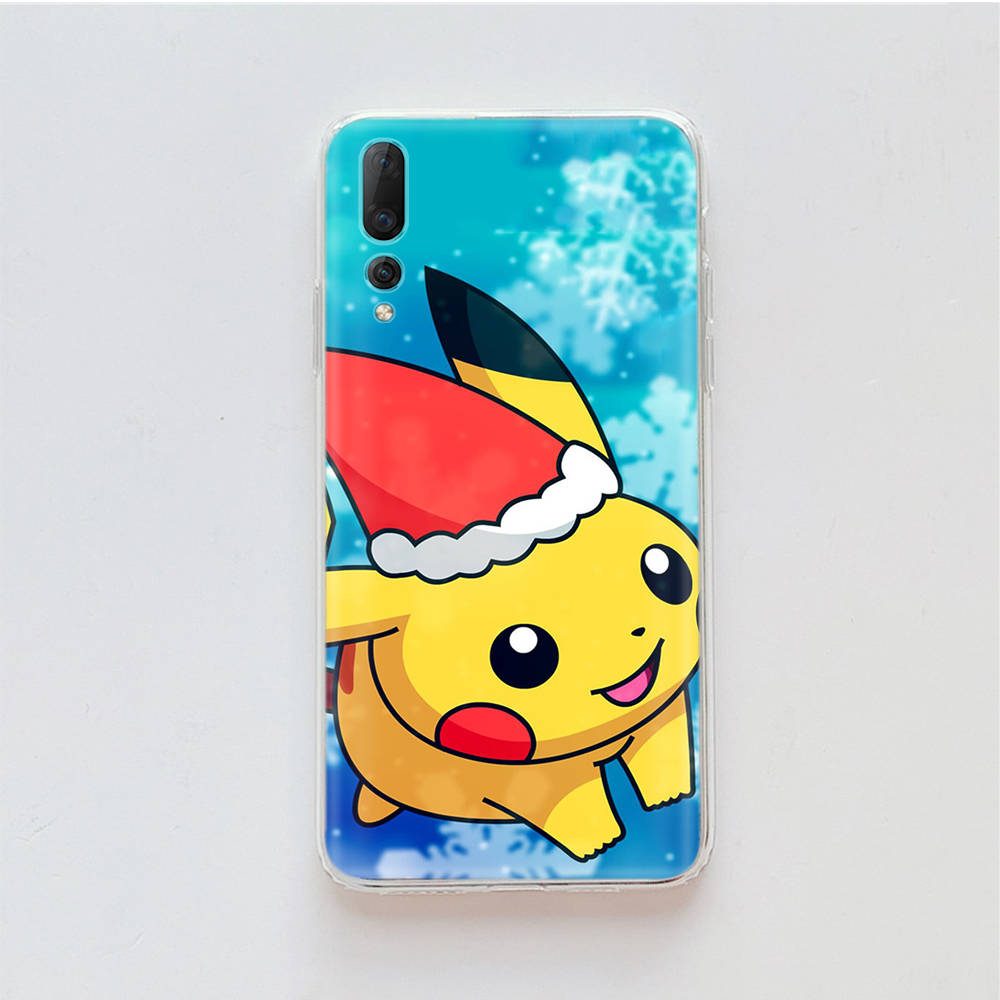 Transparent Case for Samsung A04 A14 A23 M33 M53 Realme 10 9 C35 C55 VIVO X80 Infinix Hot 30 Note 11 Tecno Spark 8P Pro P-37 Lovely Pikachu