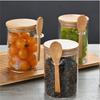 Airtight Glass Jars With Lids And Spoons, Candy Jars With Lids, Clear Spice Jars, Small Food Storage Containers