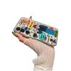 Cute Cartoon Sticker Collage Clear TPU Phone Case For IPhone 15 Pro Max & Samsung Galaxy S24 Ultra, Shockproof Cover