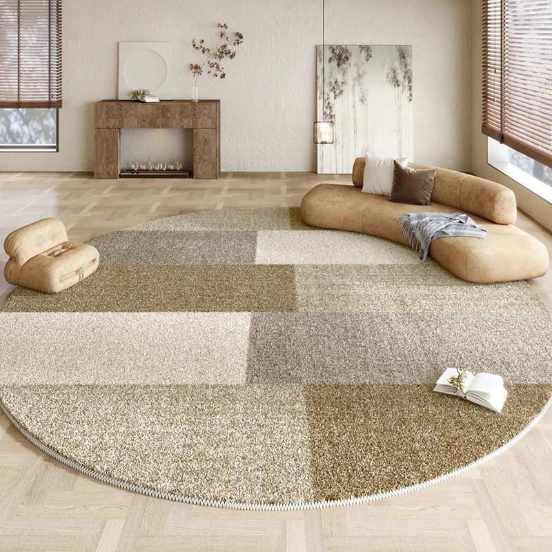 Carpet for Living Room Rug Decoration Round Carpets Large Area Plush Floor Mat Soft Fluffy Bedside Mat Thicken Rugs for Bedroom