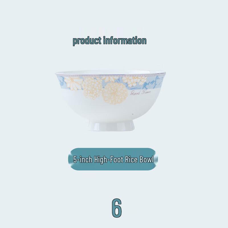 Nordic Ceramic Dinnerware Collection 5-inch, Set of 6