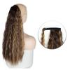 MISS WIG Synthetic Long Curly Fluffy Clip In Hair Extension Wrap Around Ponytail Heat Resistant Natural Wig For Women Daily Wear