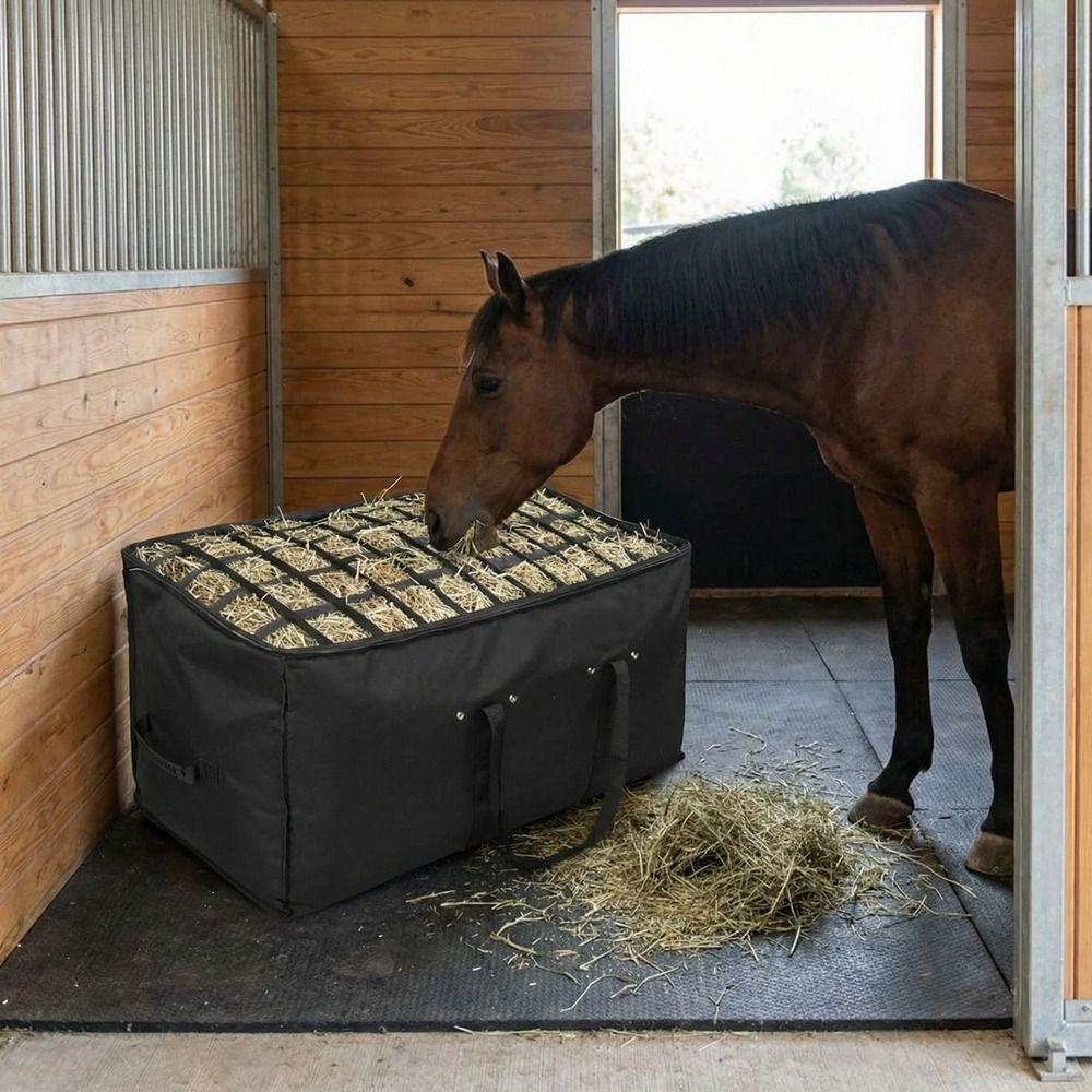 Wasserdichte Heulagerungstasche Strapazierfähige Pferdefuttertasche Langlebige Rollballen-Tasche Weide