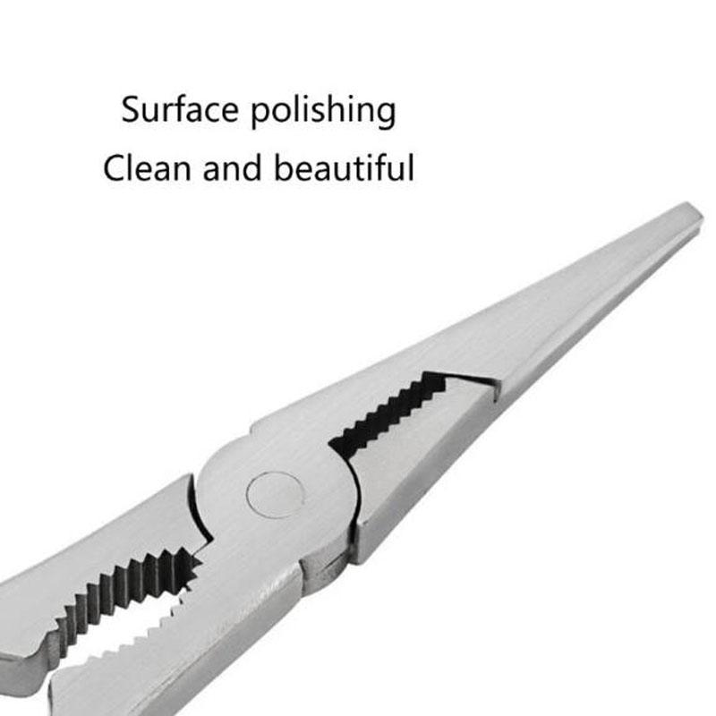 652F Edelstahl Meeresfrüchte Werkzeuge Krabben Schälz Zange Küche Krabbe Garnelen Schälz Klemme Zange Clip