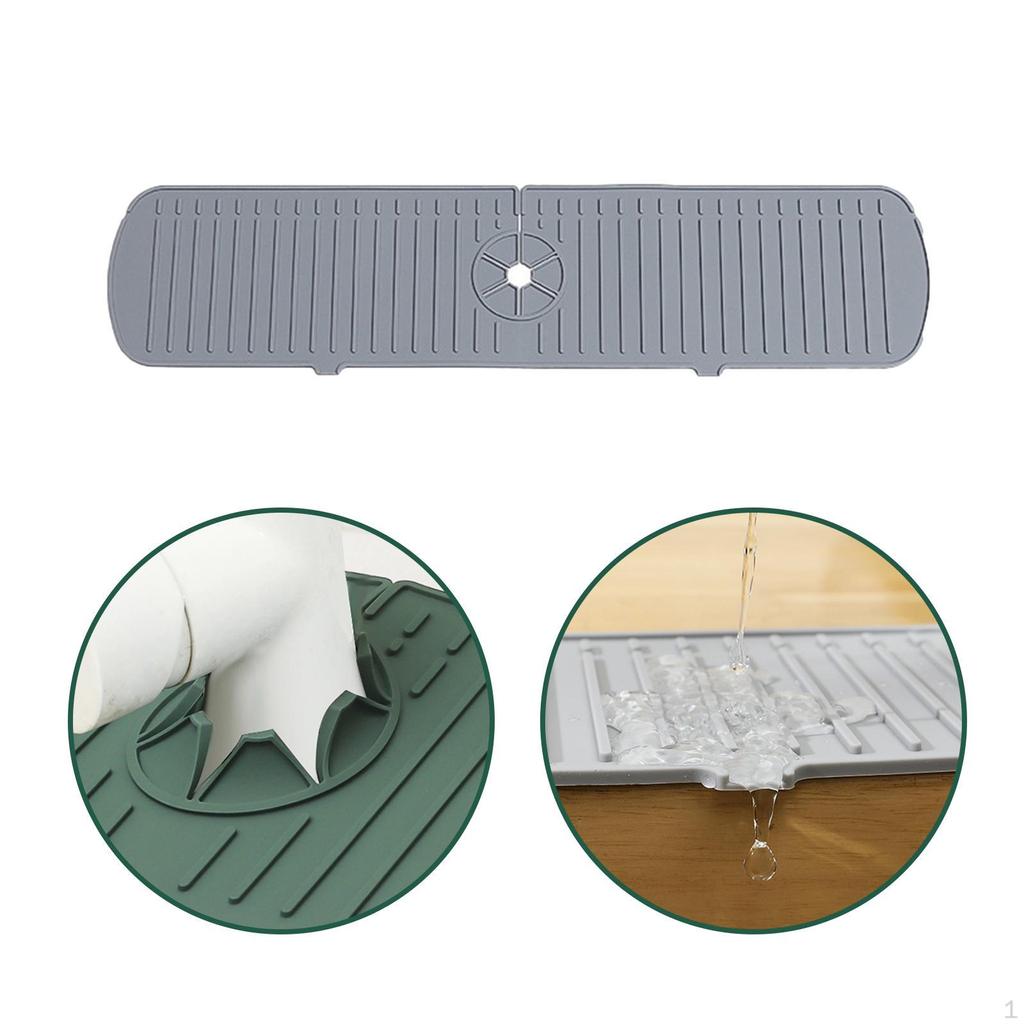 Kitchen Sink Faucet Splash And Utensil Holder Combo