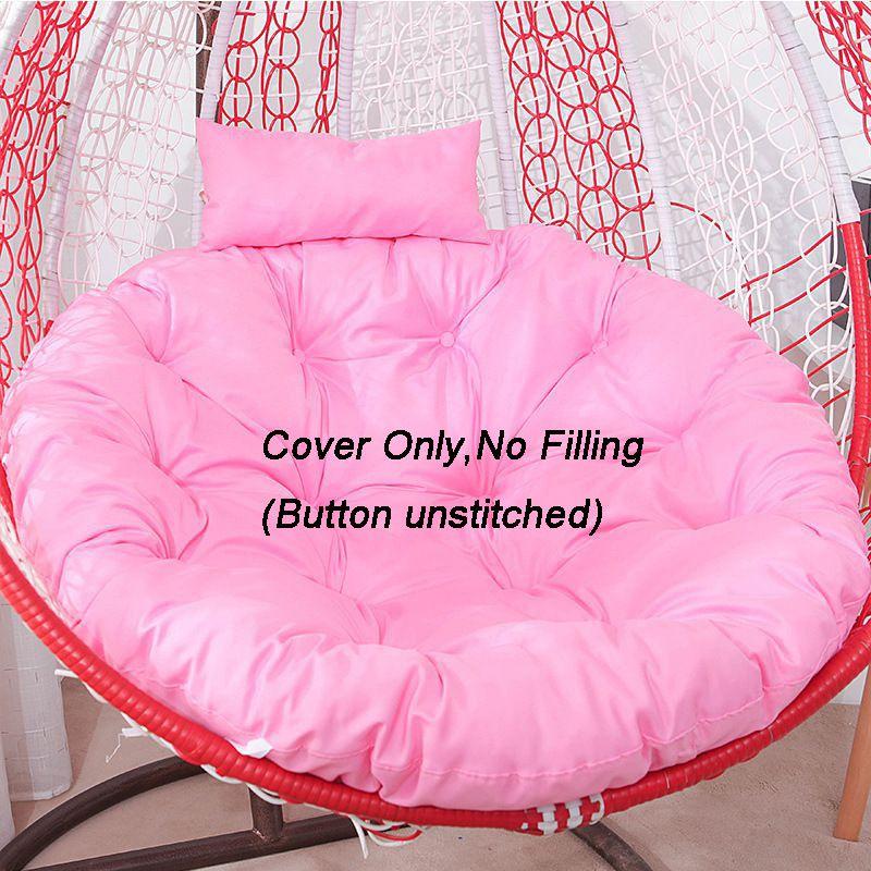 Rattan Swing Chair Cushion Hanging Egg Chair Soft Mat Pad Cover Inoutdoor Patio
