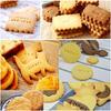 Decorative Letter Seal Cookie Stamp Alphabet Number Letter DIY Mold Fondant Letter Stamp Mini-Embosser Mould Biscuit