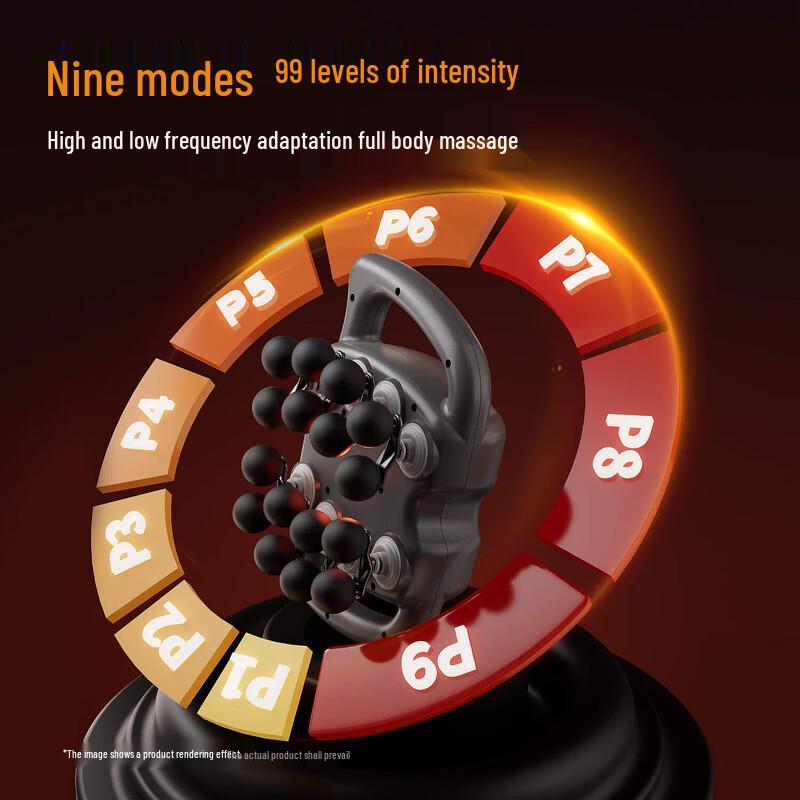 WayourCare 16-Head Percussion Massage Gun