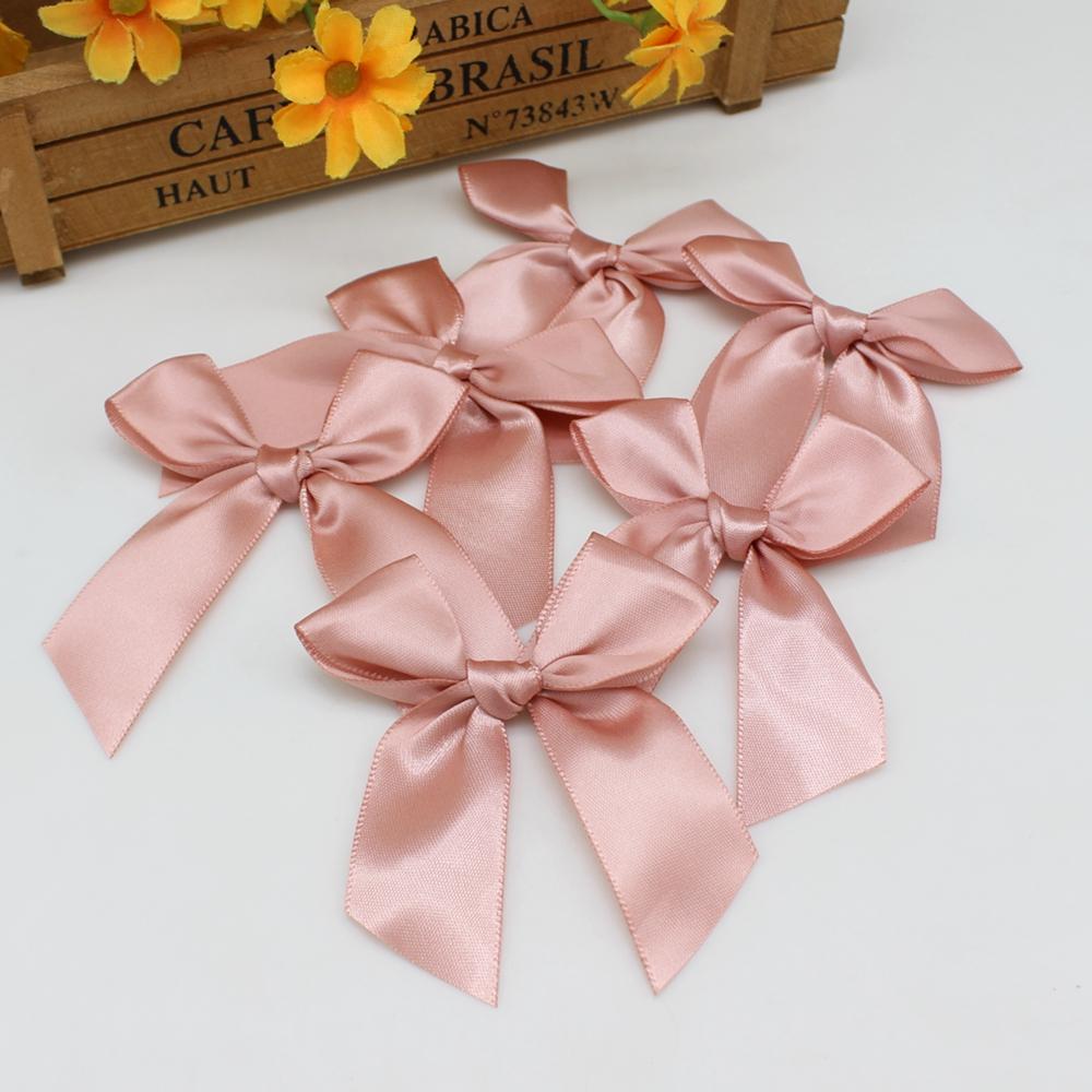 20/50 Stück Band Schleife Bastelschleife Rosa Weiß Blau Floral Geschenkband DIY Weihnachtsfeier Dekoration Strikjes Decoratie Moños Navideños