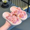 2025 Summer Girls' Non-Slip Cartoon Floral Slippers with Soft Sole and Quirky Texture