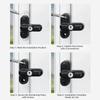 Safety Lever Zinc Alloy Window Frame Lock With Key Anti Theft Safety Locks Plastic Steel T-Lock External Window