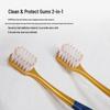 Adult Wide Head Soft Bristle Toothbrush Family Set, 6 Pieces - High-Density Soft Silk Bristles
