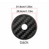 No Logo Bike Headset Top Cap Carbon Fiber Bike Stem Headset Cap With M6*30Mm Screw Bike Front Fork Top Cover Bike Parts
