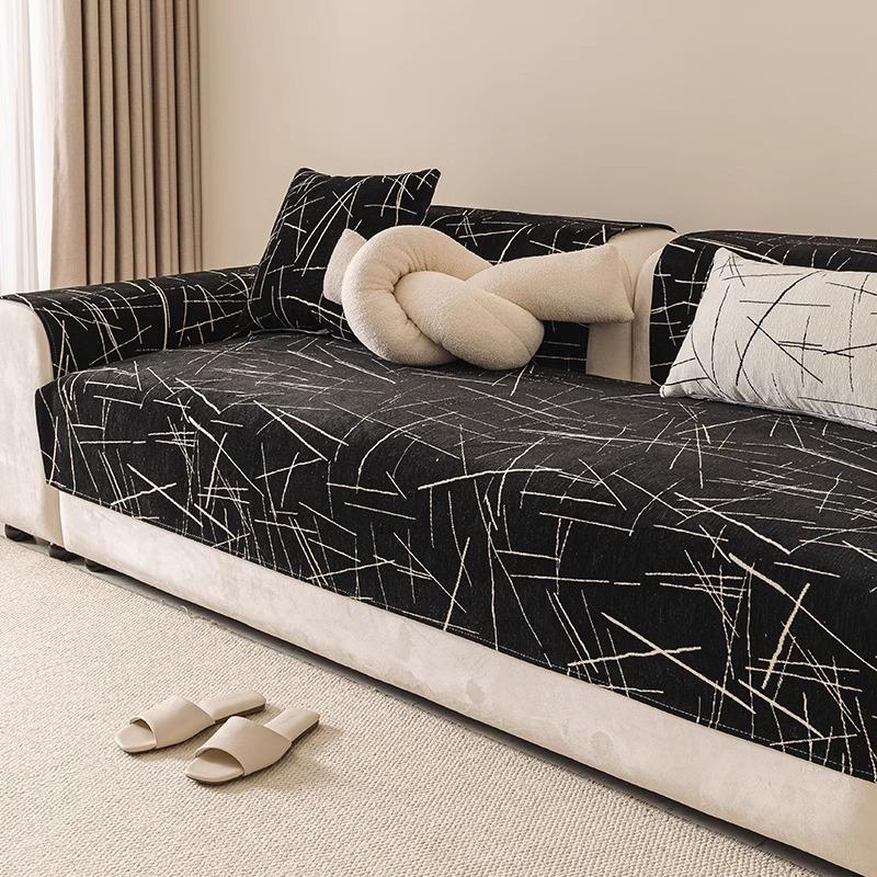 Chenille Modern Simple Luxury Sofa Cushions Four Seasons Comfortable Stain-resistant And Anti-slip Universal Sofa Cover Cloth