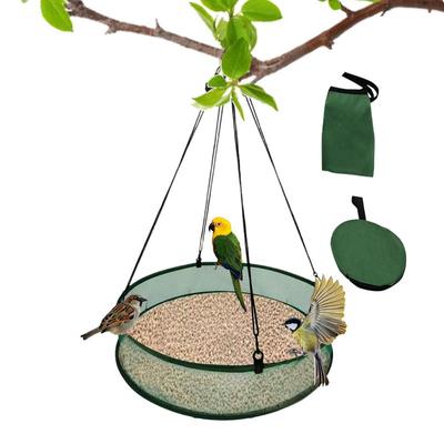 Vogelfutter-Auffangschale Saatgut-Auffangschale Fallendes Saatgut-Auffangschale Außen Außen Vogelfutter-Ringhalter Mit Platzsparendem Design Für