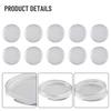 Coin Collection Display Holder Case Clear Round Storage Box Organizer (10PCS)