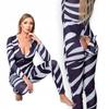 Women's Pajamas Valentine's Day Gift For Her With Zebra Tape Xl