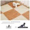 OEING Interlocking Wood Grain Foam Play Mat